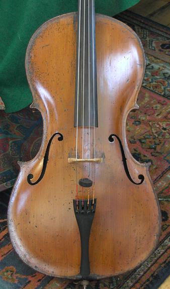 18th century Saxon cello